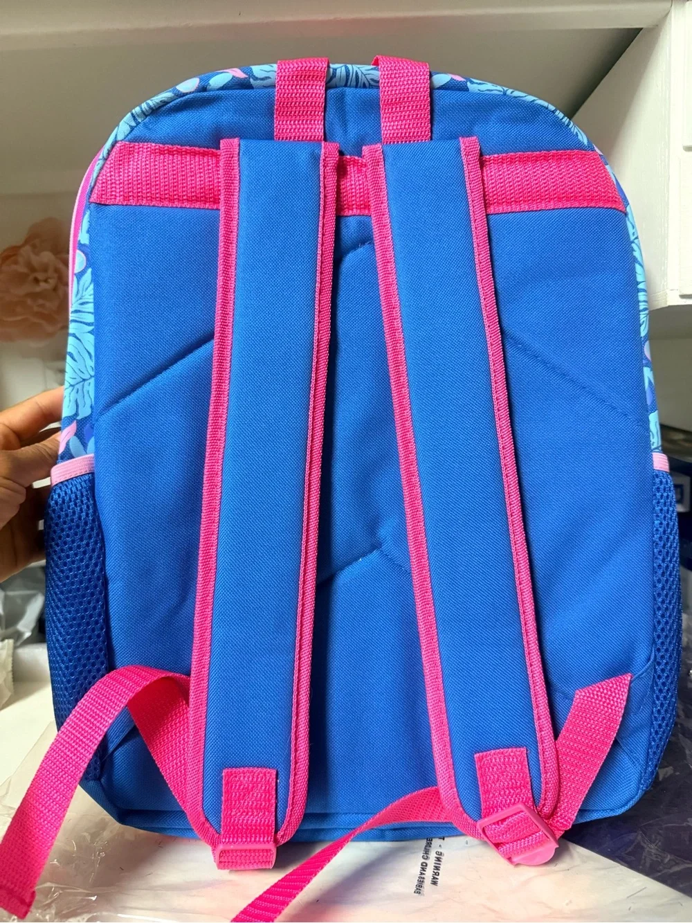 Disney Lilo & Stitch Backpack - Pink, Blue